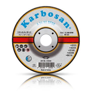 Karbosan Metal Taşlama Diski 115 x 6.4 x 22.23