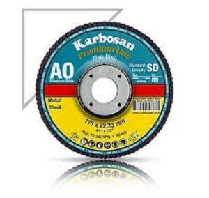 Karbosan 115mm 60Kum AO Premium Line Flap Disk