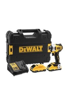 Dewalt DCF809L2T 18V 3Ah Kompakt Kömürsüz Akülü Darbeli Matkap