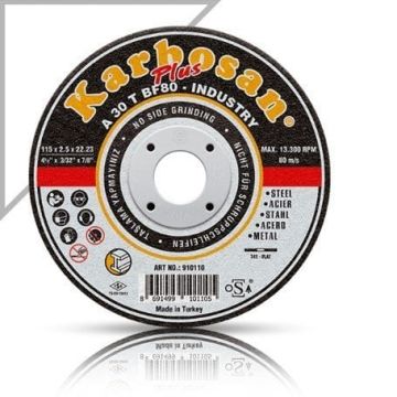 Karbosan Endüstriyel Metal Plus Kesme Diski	180 x 3.0 x 22.23