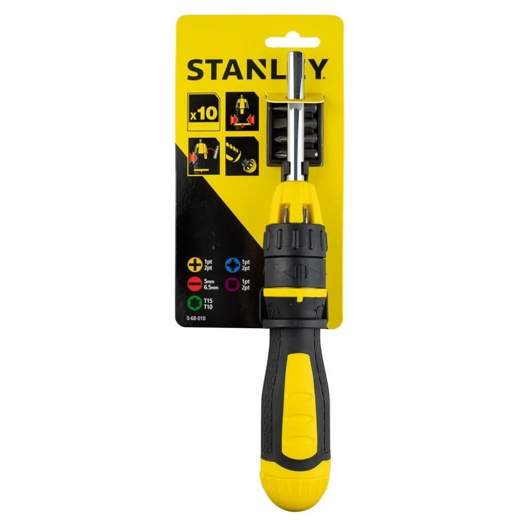 Stanley 0-68-010 Cırcırlı Tornavida ve Uç Seti