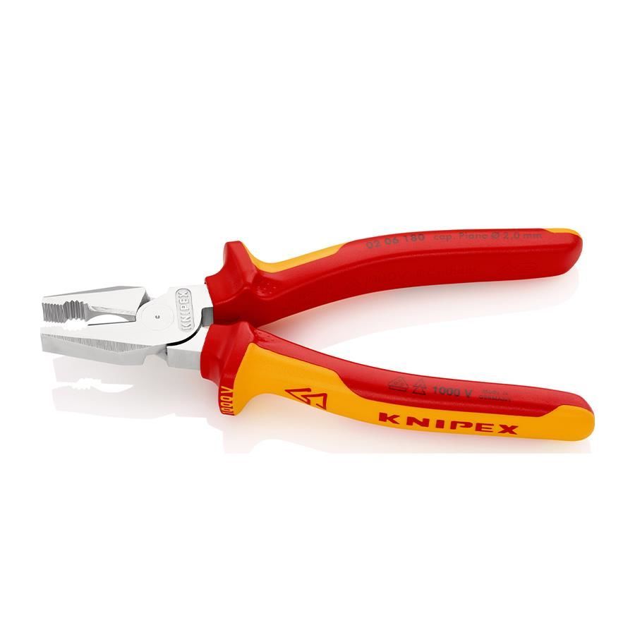 Knipex 02 06 180 Ağır Tip Kombine Pense