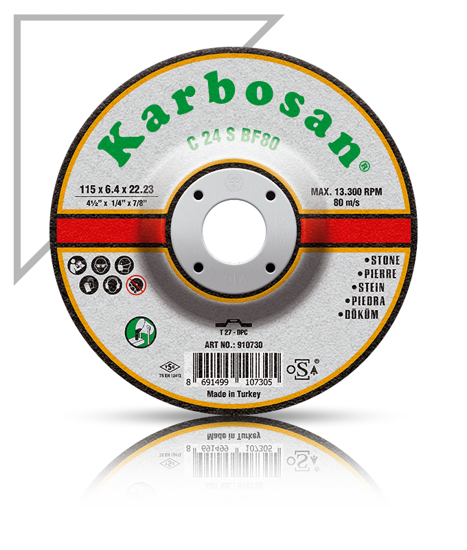 Karbosan Döküm Taşlama Diski 180 x 6.4 x 22.23