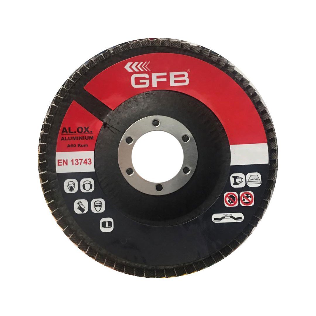 GFB Alüminyum Flap Disk Zımpara 115mm-60 Kum