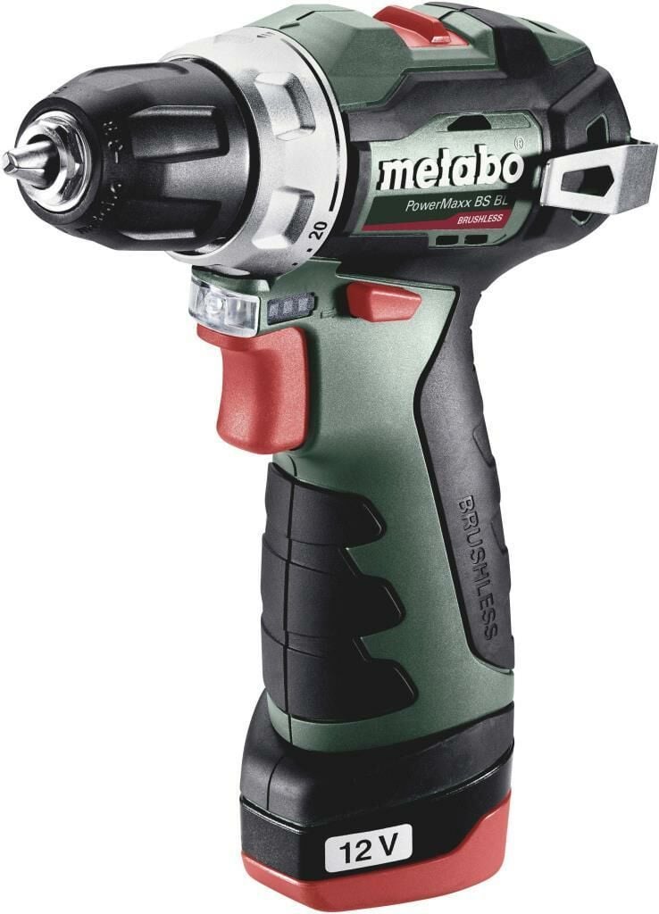 Metabo Powermaxx BS BL 12V/2Ah. Kömürsüz Akülü Vidalama