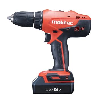 Maktec MT081E Akülü Darbeli Matkap Vidalama 18V 1.1Ah Çift Akü