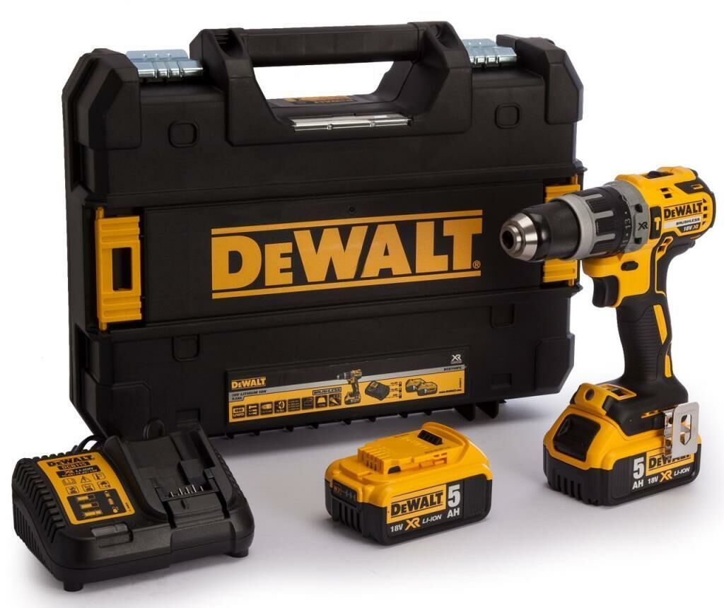 Dewalt DCD796P2 18V 5Ah Kömürsüz Darbeli Matkap