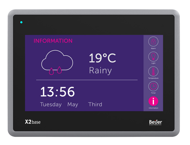 X2 base 7 - F2 Dokunmatik HMI Panel 7''