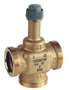 V5833A2092 üç yollu vana PN16 DN25 G11/2'' KVS 10 Dişli