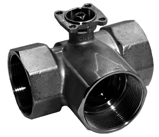 R3032-16-S3 üç yollu vana PN16 DN32 KVS 16 Dişli