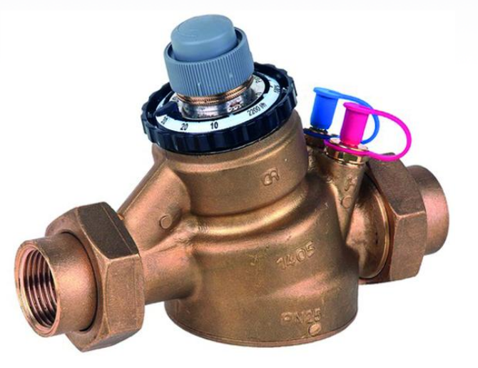 V5004TY10202700 Kombi-QM Basınçtan Bağımsız Kontrol Vanası DN20, 25...400 mbar, 270l/h...2700l/h, Dişli, Rakor Dahil