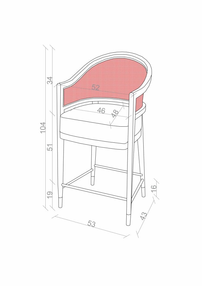 Bentley Bar Sandalyesi