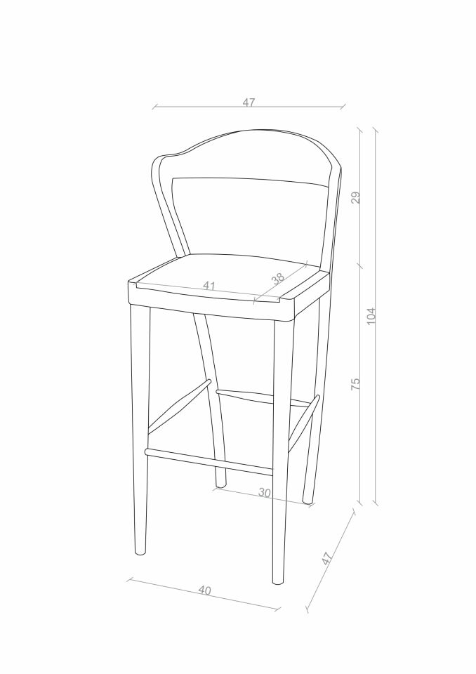 Torsan Bar Sandalyesi