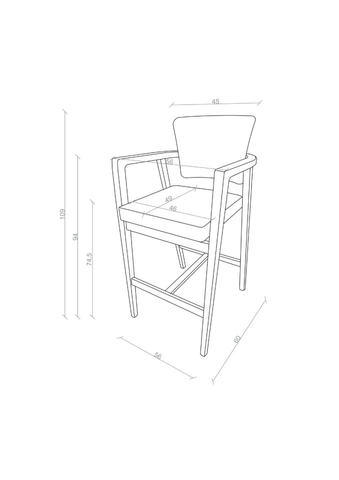 Russel Bar Sandalyesi