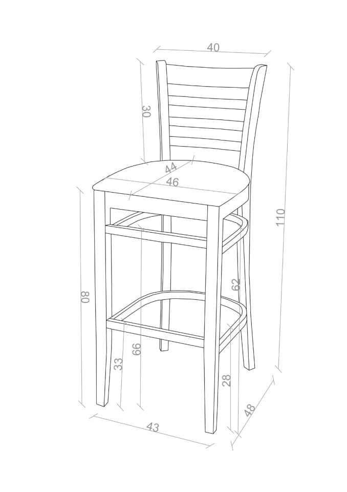 Napoli Bar Sandalyesi,
