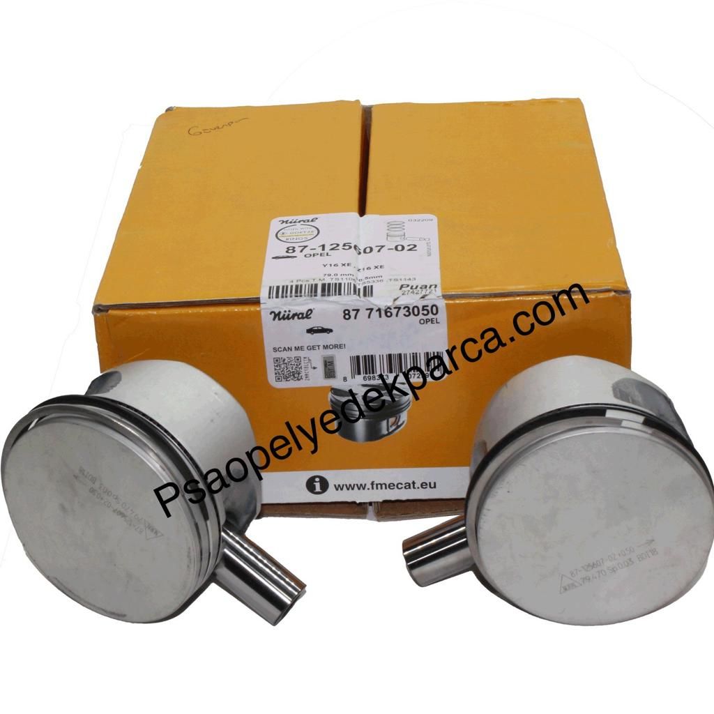 Opel Meriva Z16XE Motor Piston Segman Takım 0.50 79.00 MM Goetze Nural 877167305000