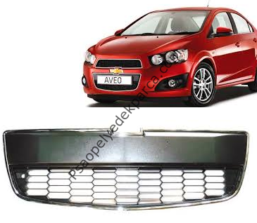 Chevrolet Aveo T300 Alt Orta Tampon Izgarası Kromlu  Yansanayi