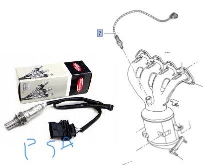 Opel Astra H Z16XEP Motor  Oksijen Sensörü  1.Konum Üst