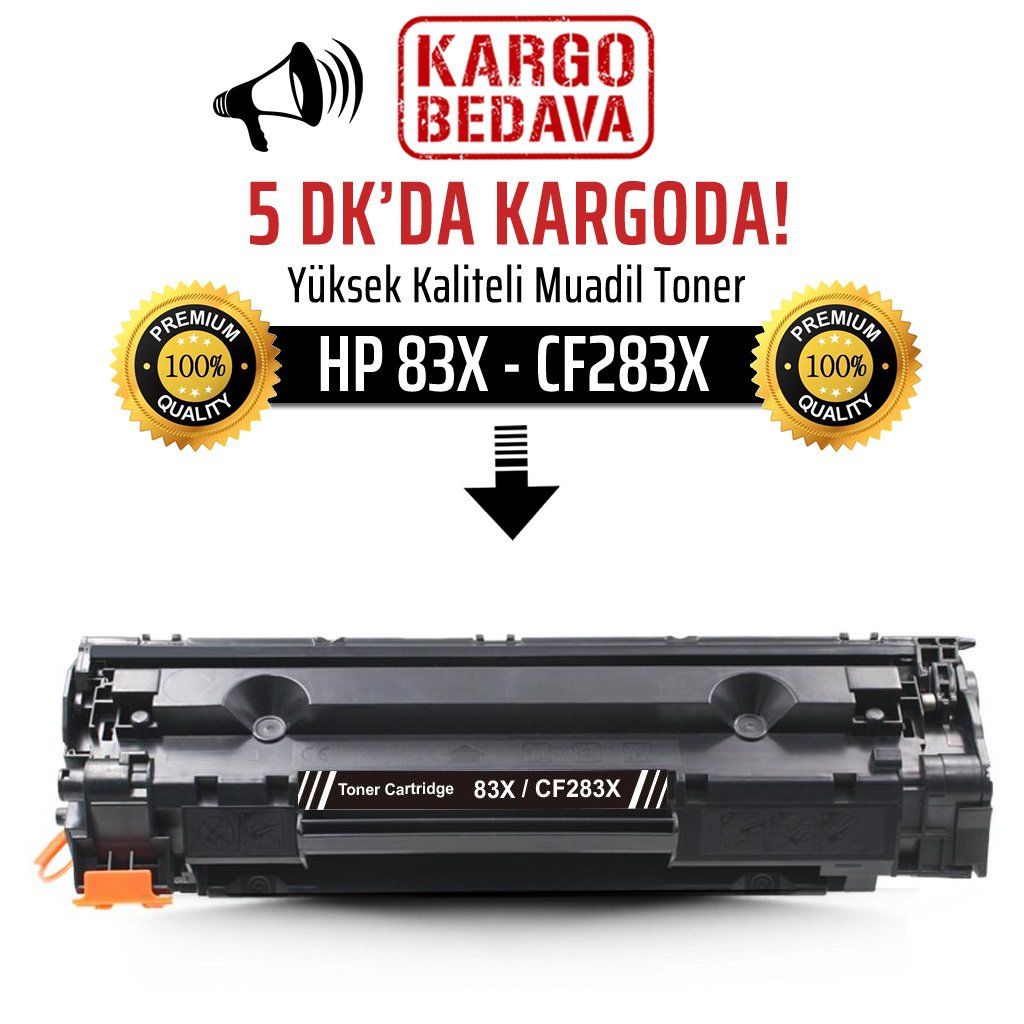 HP CF283X Muadil Toner /NP/83X/M201dw/M201n/M225dn/M225dw