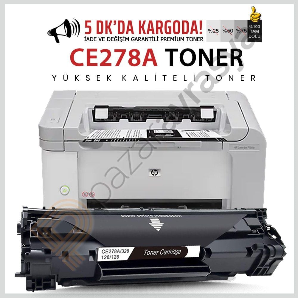 HP CE278A Toner ● M1530/M1536dnf/P1566/P1606dn/P1560/P1