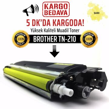 Brother TN-210/TN-230/TN-240 Sarı Muadil Toner /NP/MFC9125CN/MFC