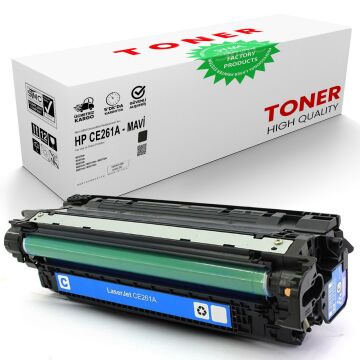 HP CE261A Mavi Muadil Toner /WB/648A/CP4020/CP4025/CP4520/CP4525