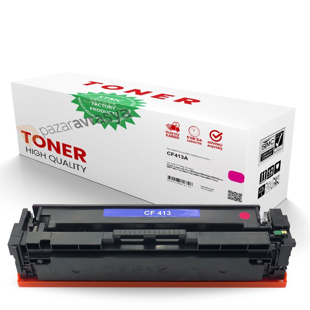 WhiteBox HP CF413A Kırmızı Muadil Toner /WB/413A/M452dn/M452nw/M377dw