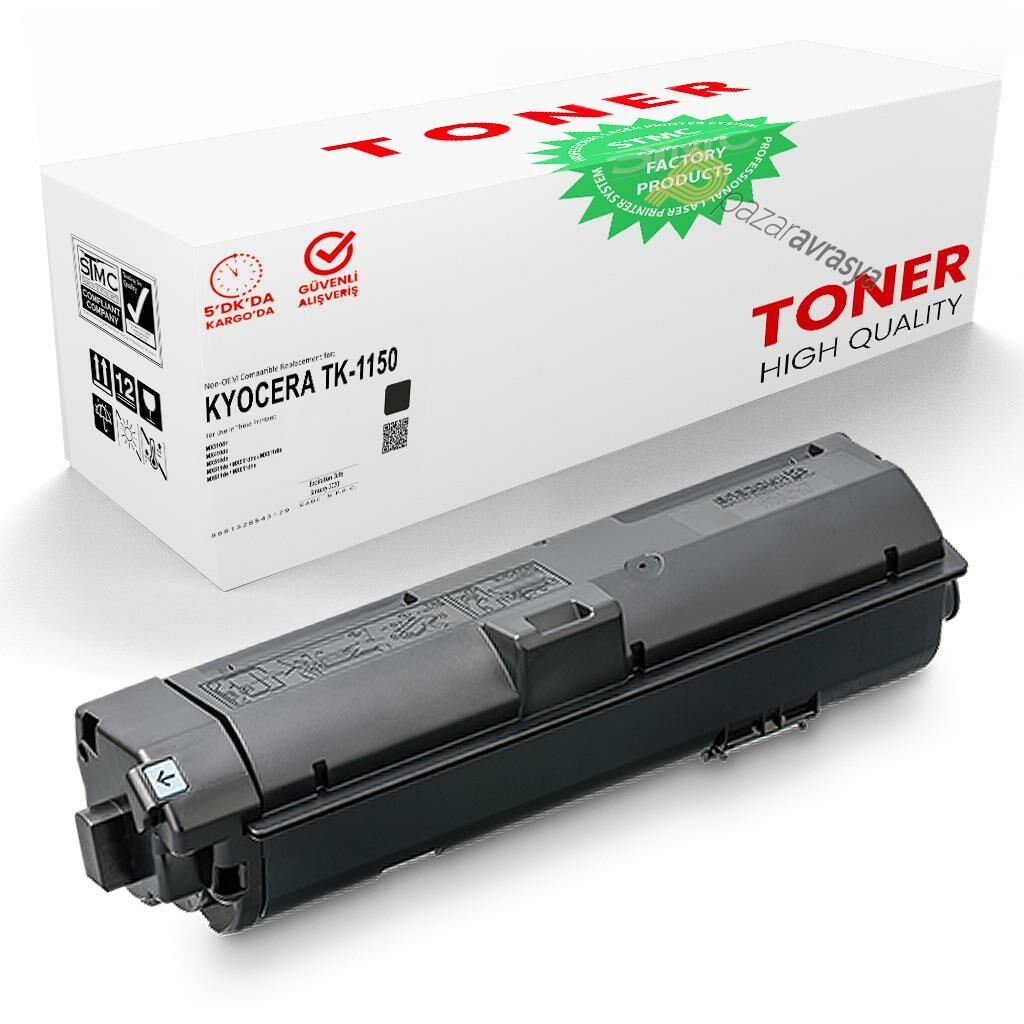 Kyocera TK-1150 Çipli Muadil Toner /WB/ Ecosys P2200/M2135/P2235