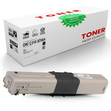 Oki C310 Siyah Muadil Toner /WB/ 44469809/C330/C510/C511/C530/MC