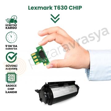 CHIP LEXMARK T630 TONER ÇİPİ