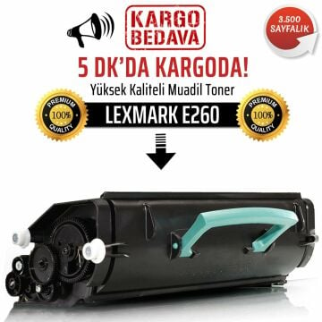 Lexmark E260 Muadil Toner /NP/E260A11E/E462/E260d/E260dn/E3