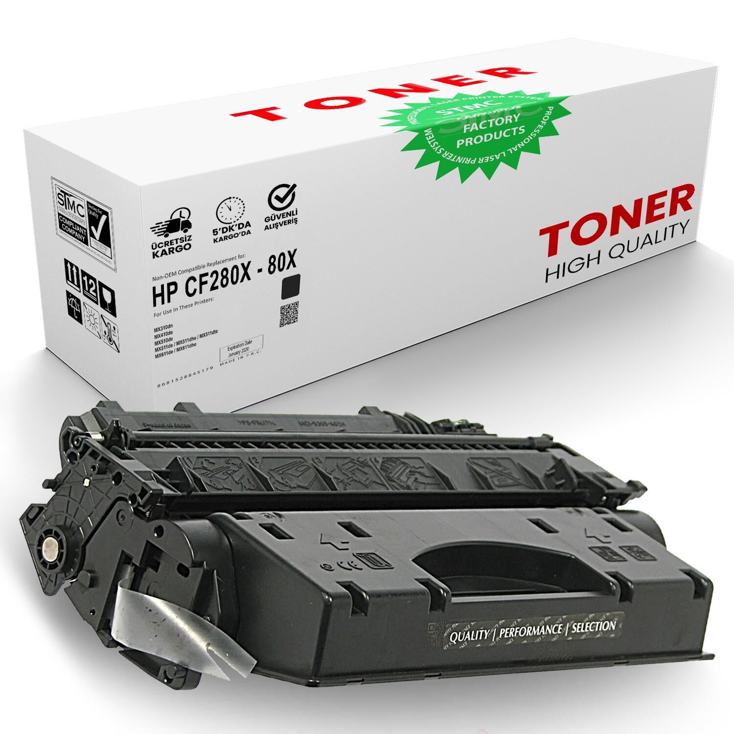 HP CF280X Muadil Toner /WB/ M401a/M401d/M401dn/M401dne/M401dw/M4