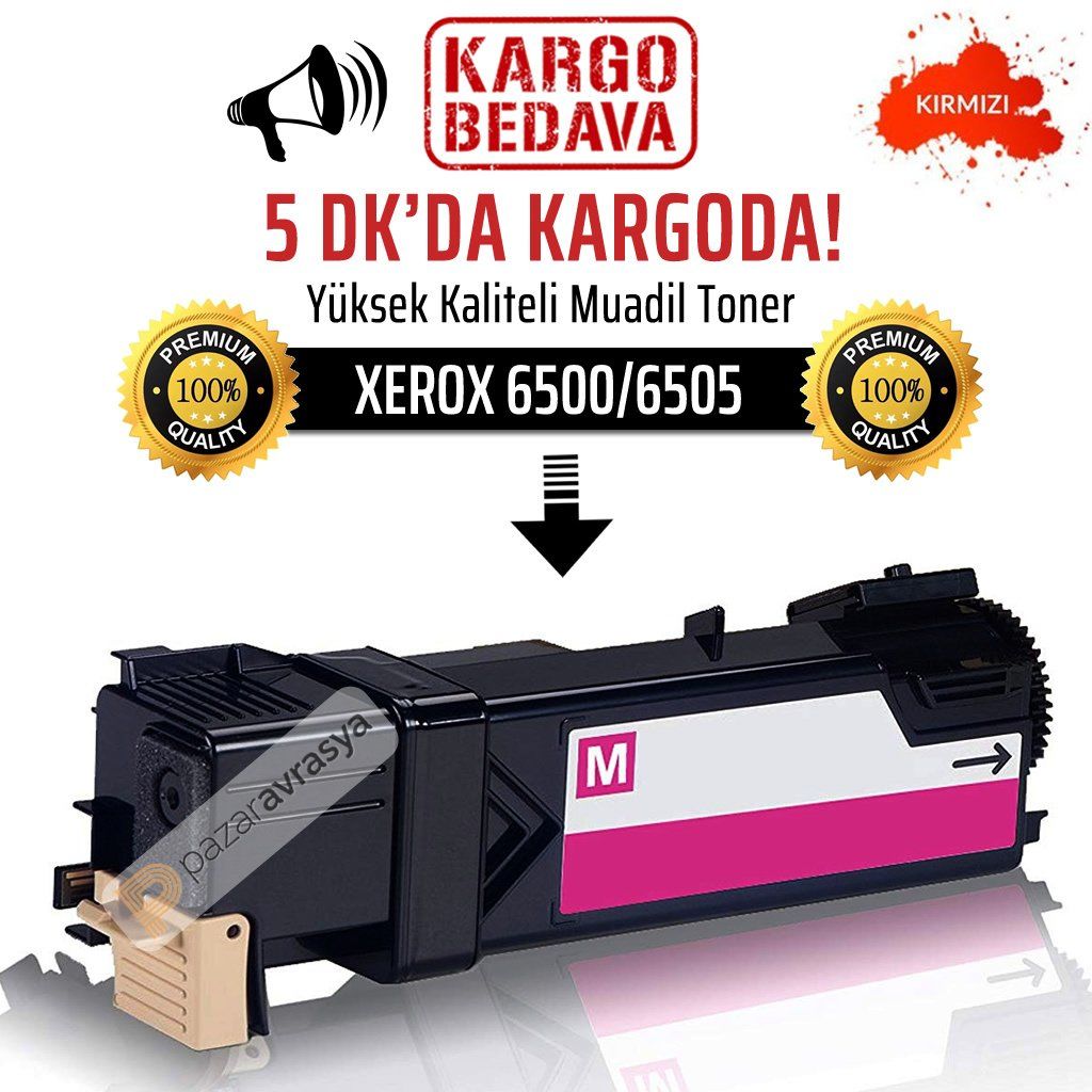 Xerox 6500-6505 Kırmızı Muadil Toner /NP/106R01602/6500DN/6505dn