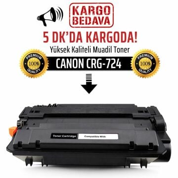 Canon CRG-724 Muadil Toner /NP/M521/M521dw/M525/M525dn/P3010/P30