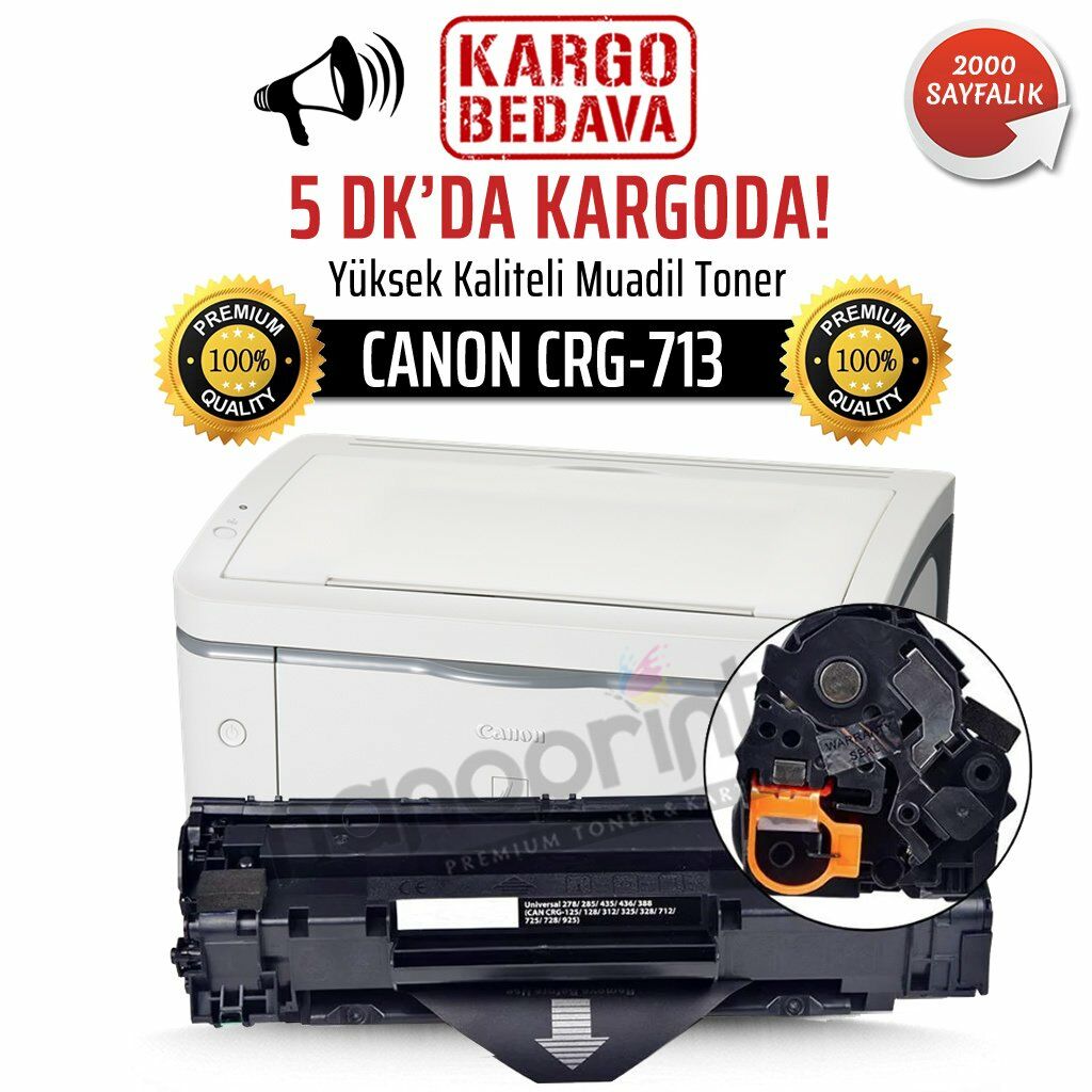 Canon CRG-713 Muadil Toner /NP/ CRG713 / LBP-3250