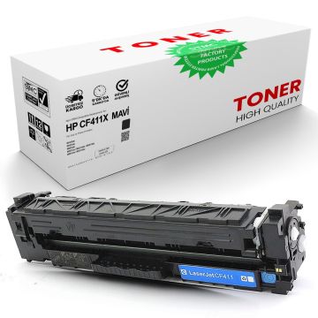 HP CF411X Mavi Muadil Toner /WB/411X/M452dn/M452nw/M377dw/M477d