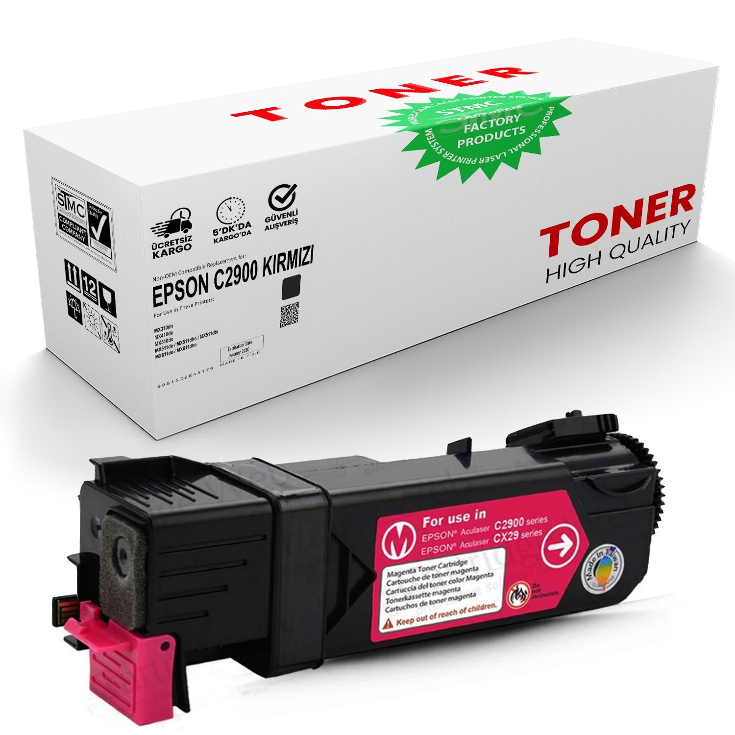 Epson CX29-C2900 Kırmızı Muadil Toner /WB/C2900N/C2900DNF/CX29NF