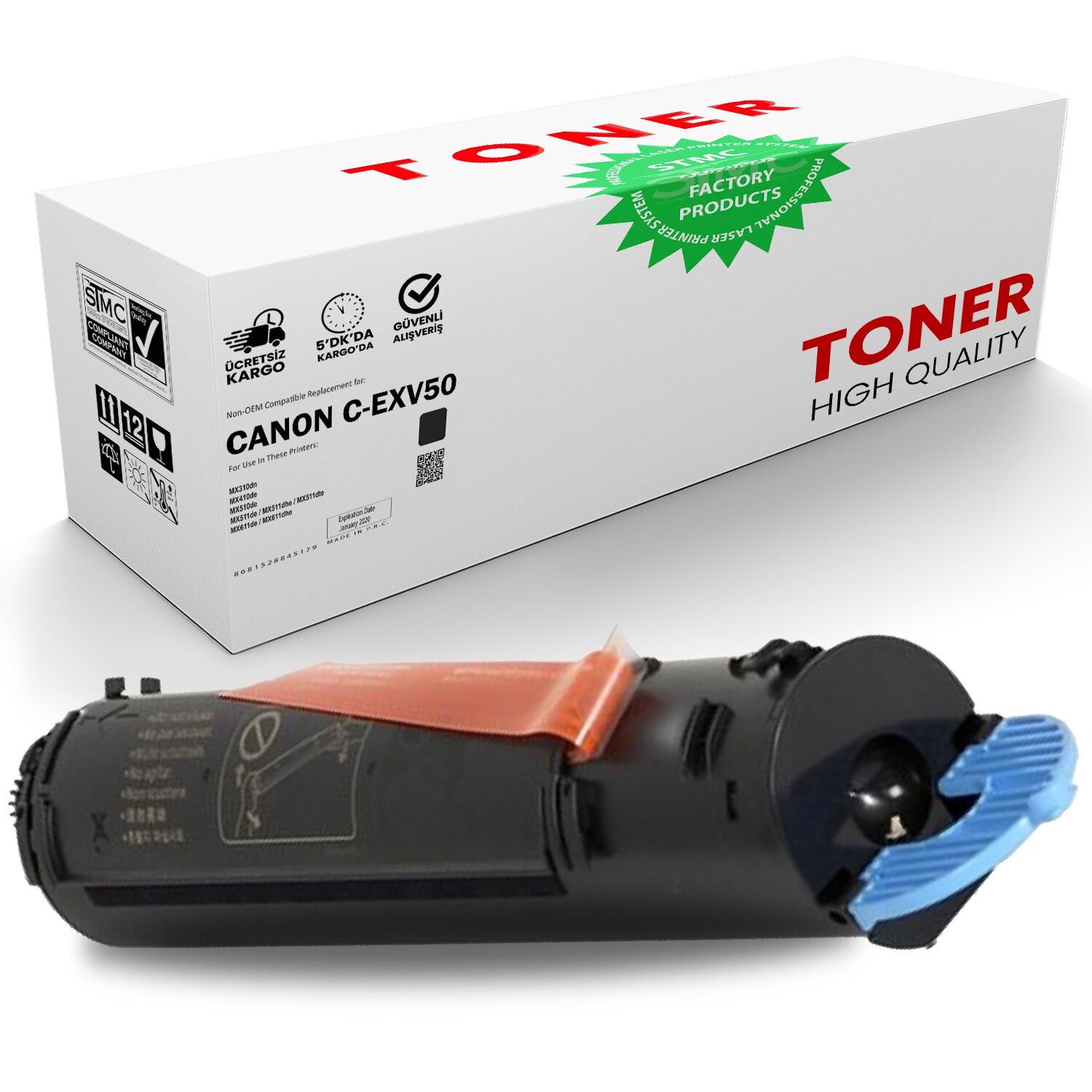 Canon C-EXV50 Muadil Toner /WB/IR-1435/IR-1435İ/IR-1435İF