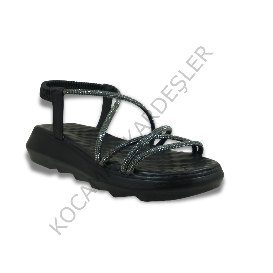 Şanzalize Zenne Taşlı Sandal -02-