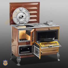 ERENDEMİR MAJOLİK ŞÖMİNE KUZİNE TUĞLALI PİK AYAKLI EK104F-T-P