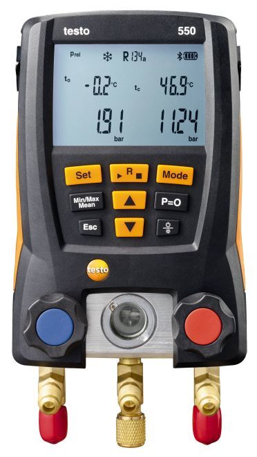 TESTO 550 DİJİTAL MANİFOLD BLUETOOTH'LU