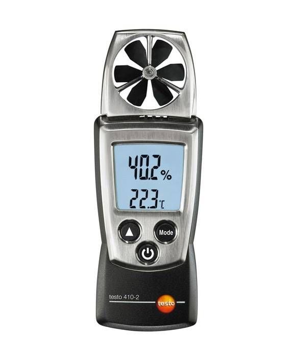 TESTO 410-2 ENTEGRE NEM SENSÖRÜ İLE CEP TİPİ PERVANE ANEMOMETRE