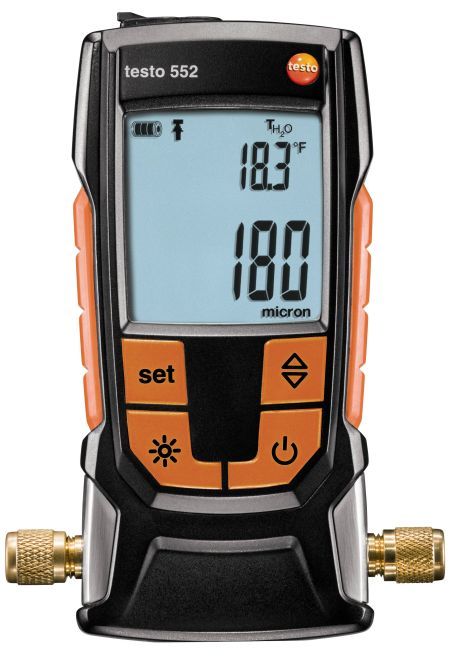 TESTO 552 DİJİTAL VAKUM ÖLÇÜM CİHAZI BLUETOOTHLU
