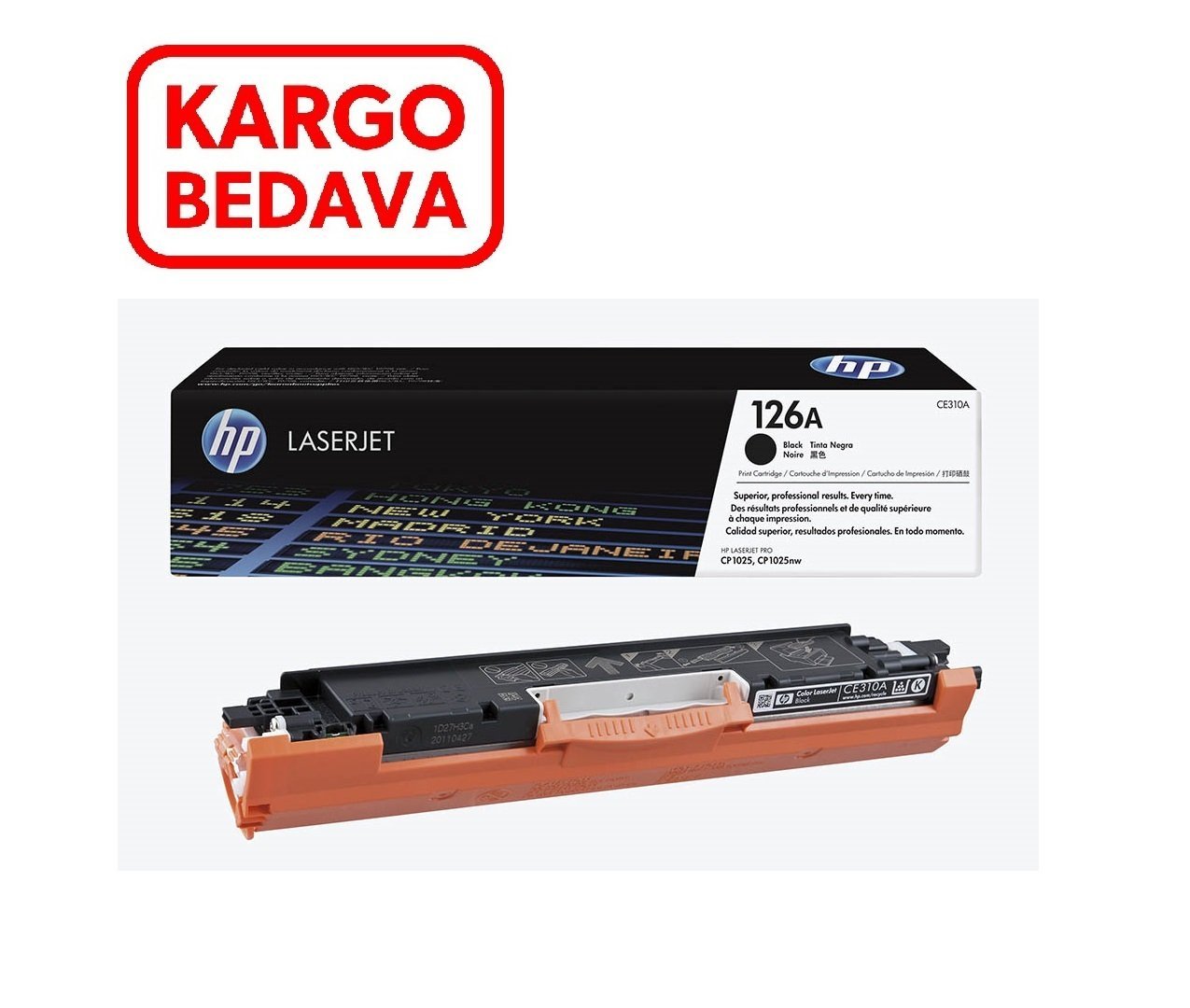 Hp 126A-CE310A Orjinal Siyah Toner