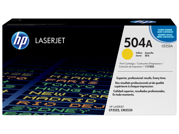 Hp Color Laserjet CP3520 Orjinal Sarı Toneri CE252A