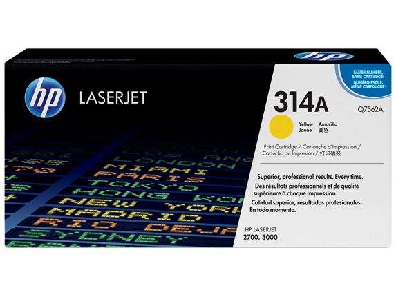 Hp 314A-Q7562A Orjinal Sarı Toner