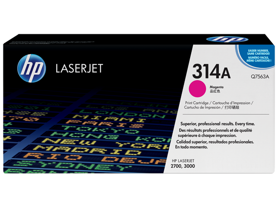 Hp 314A-Q7563A Orjinal Kırmızı Toner