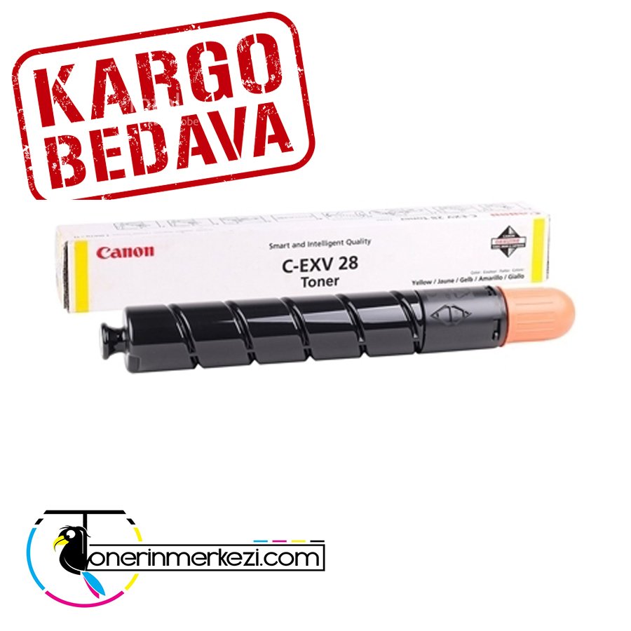 Canon İmage Runner IR-C5045i Orjinal Sarı Fotokopi Toneri 2801B003   -  C-EXV 28