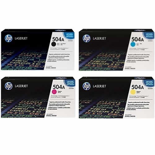 Hp 504A Orjinal Siyah-Kırmızı-Sarı-Mavi Toner Avantaj Paketi