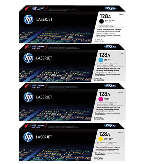 Hp 128A Orjinal Siyah-Kırmızı-Sarı-Mavi Toner Avantaj Paketi